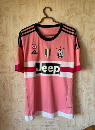 Juventus 2015/2016 Away PINK Shirt size XL football jersey