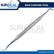 Titanium Coated Wax Carving Tool - Hollow Handle Surgical Dental German Grade