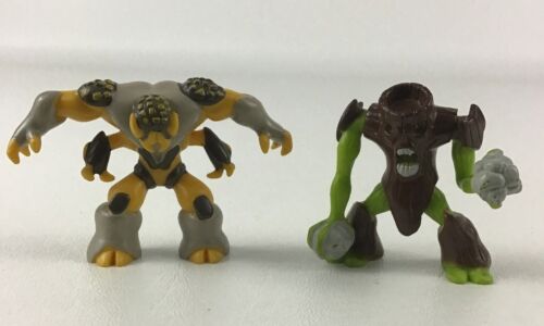 Gormiti Earth Tribe Mini PVC Action Figures Dedalus Forest Person 2pc Lot Toy