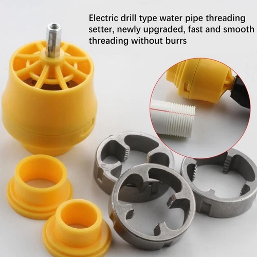 7Pcs PVC Thread Maker Tool NPT Die Set Pipe Round Threader 1/2" 3/4" 1" C88 - Picture 12 of 15