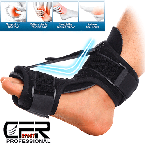 Plantar Fasciitis Night Splint Drop Foot Orthotic Brace Ankle Brace Support Pain - Picture 3 of 12