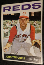1964 TOPPS BASEBALL SET. #275 John Tsitouris, Cincinnati Reds, VGEX