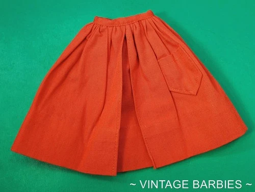 Vintage Barbie Doll Fashion PAK Red Skirt Near Mint ~ 1960's