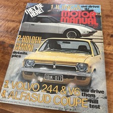 Motor Manual April 1975 Magazine Gemini Cover