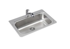 Elkay Freeport Drop-in 33  x 22  Stainless Single Bowl 20 Gauge Kitchen Sink