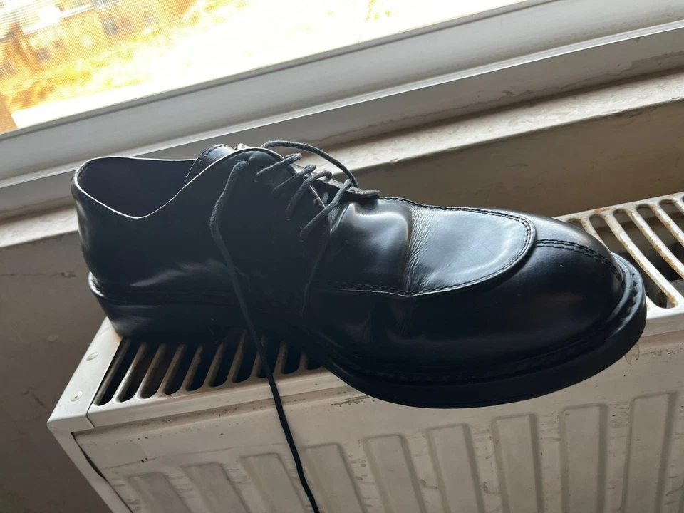 italy hombre 9 zapatos de vestir negros Foto 3 de 4