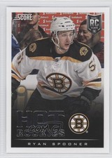 2013-14 Score Hot Rookies Ryan Spooner #607 0a7