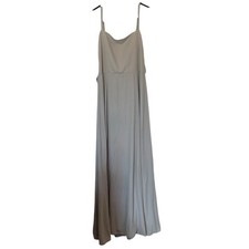 Show Me Your MuMu Lauren Tie Maxi Dress Champagne Size XL Bridesmaid Wedding