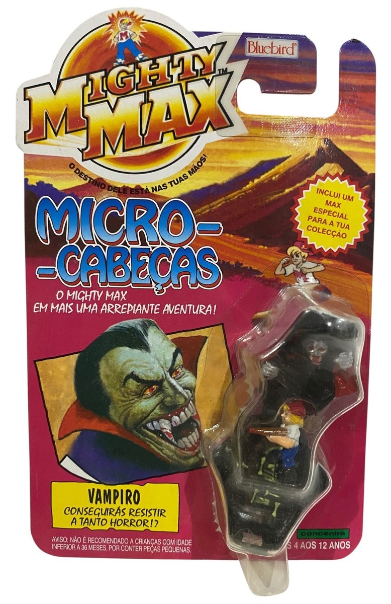 Mighty Max Micro-Cabecas Vampiro NEW Shrunken Heads Vampyre