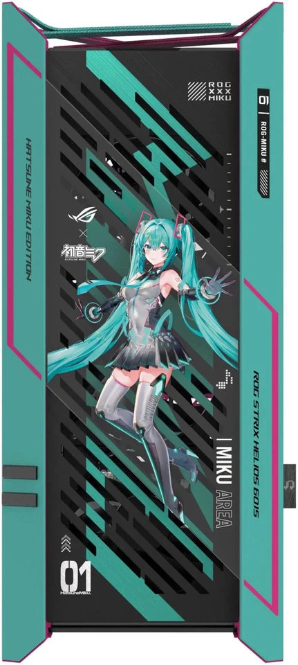 ASUS ROG Strix Helios II Hatsune Miku Edition Gaming PC Case - Image 3 of 4