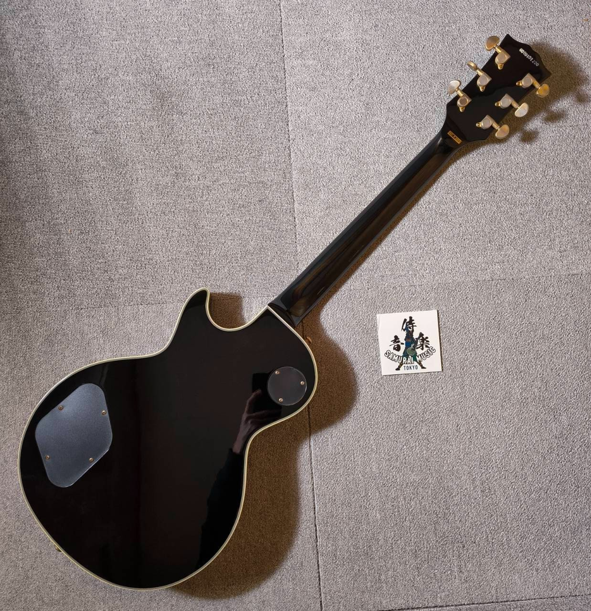 Grass Roots Les Paul Custom Duncan Model Black Electric Guitar Grass Roots Les Paul Custom Duncan Model Black Electric Guitar
