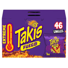 Takis Fuego Rolled Tortilla Chips 1 oz., 46 pk.
