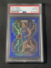 2021 Prizm Josh Giddey RC Blue Shimmer /30 COLOR MATCH #301 PSA 10 Gem Mint POP2