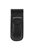 Chrome Hearts Sunglasses Case Black Leather Glasses Cigar Holder