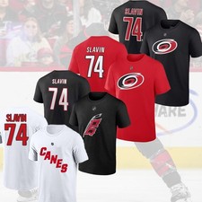 HOT ITEM! Jaccob Slavin #74 Carolina Hurricanes Name and Number FAST Ship
