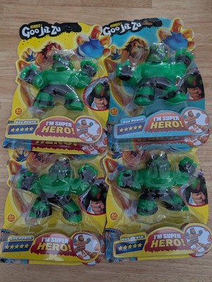 Goo Jit Zu Super Hero, 5 Star Goo Power, LOT OF FOUR, Read Description 