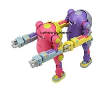 Hasegawa Creator Works Series MechatroWeGo No.07 Power Arm Purple Pink 1/35