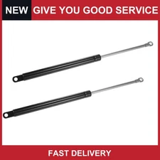 2 Pcs  15 Inch 55Ib/245N Black Lift Support Struts Shocks Gas Spring Universal