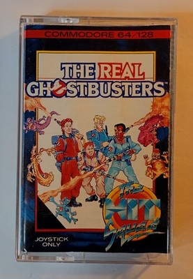 REAL GHOSTBUSTERS - Hit Squad Version - Commodore 64 C64 C128 GETESTET siehe Fotos