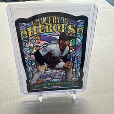 1998 Topps Gallery - Gallery of Heroes Alex Rodriguez #GH 4 Stained Glass Rare