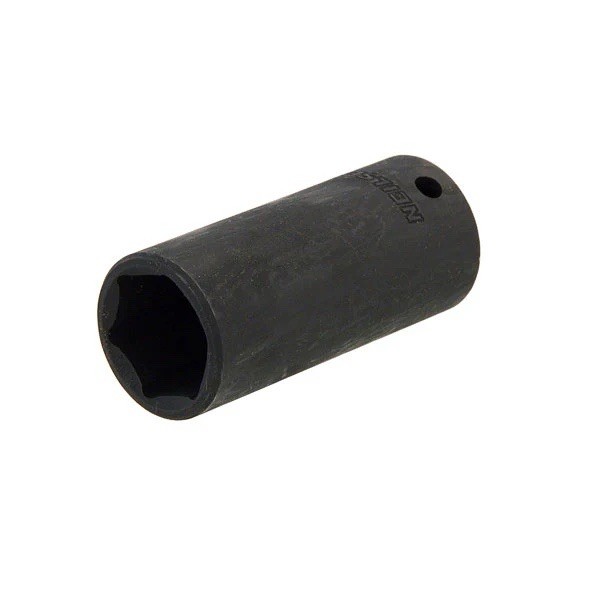 Presa 27 mm 1/2 azionamento impatto profondo 6 punti design esagono Presa 27 mm 1/2 azionamento impatto profondo 6 punti design esagono