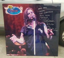 OZZY OSBOURNE SIGNED 40"×40" FOAMBOARD POSTER 1997 OZZFEST PROMO BLACK SABBATH 