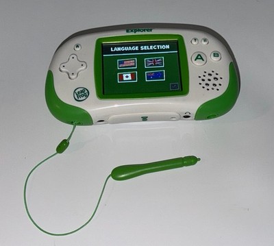 Leap Frog Leapster Explorer System & Stylus White Green Working A