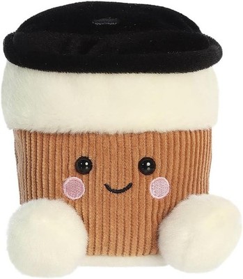Aurora Palm Pals Essie Kaffeetasse 5'' Super Weiches Bohnen Spielzeug Plush Neu