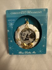 NEW Gloria Duchin Winter Scene Christmas Ornament