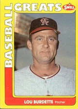 1991 Swell Baseball Greats #16 Lew Burdette ANGELS