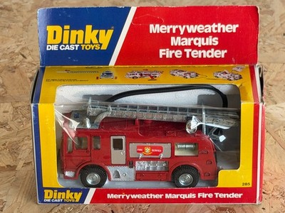 DINKY TOYS 285 1:43 MERRYWEATHER MARQUIS FIRE TENDER LKW TRUCK IN OVP BOX (NM-6)