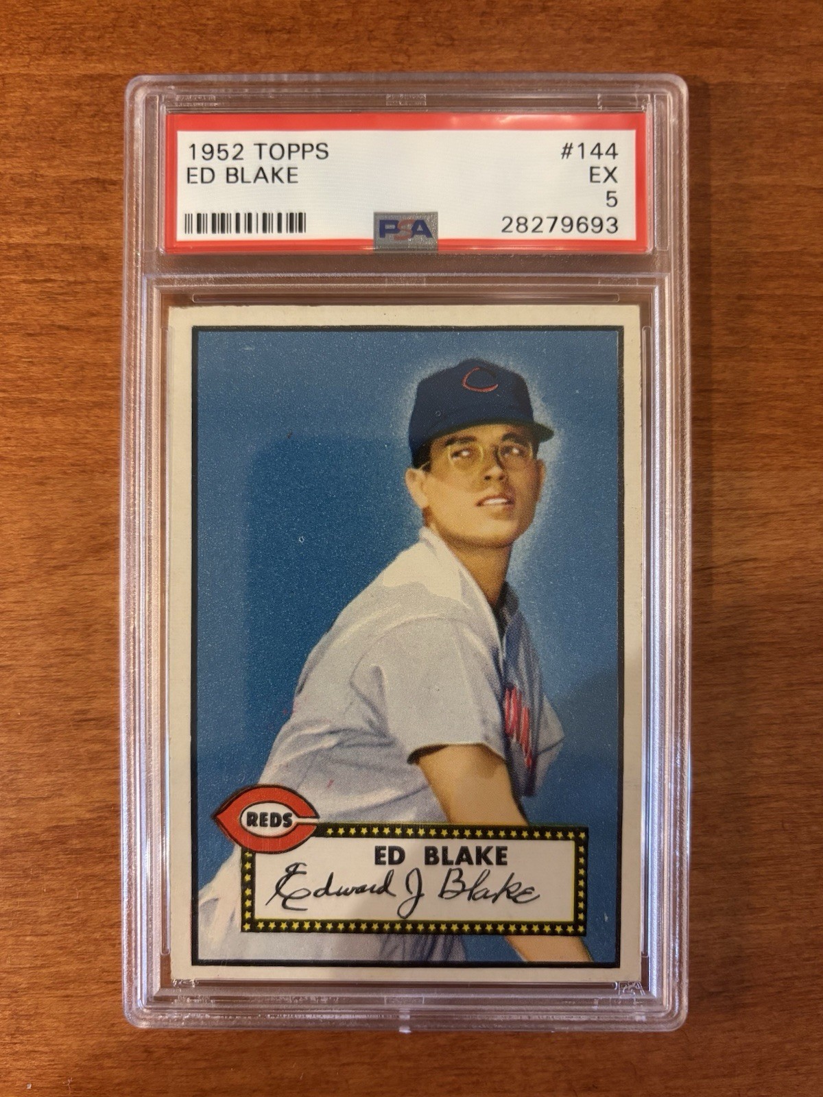 1952 Topps Ed Blake #144 PSA 5