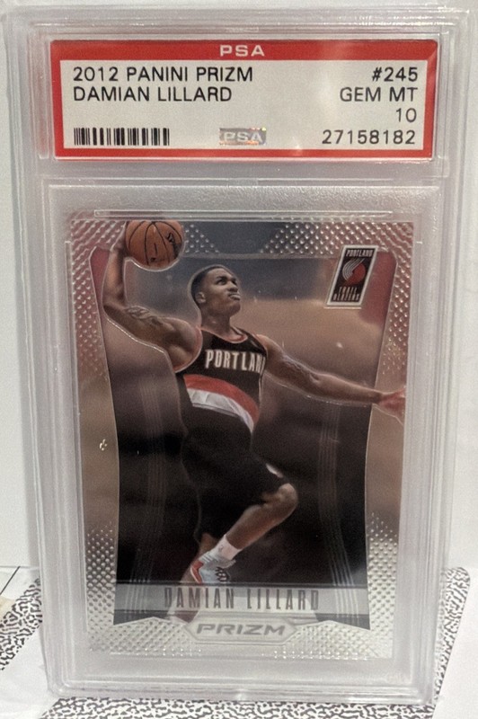 Damian Lillard 2012-13 Prizm Rookie RC #245 PSA 10 Gem Mint