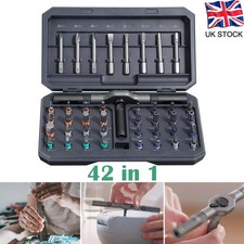42 in 1 DIY Multi Magnetic Screw Drivers Bits Ratchet Wrench Set Bicycle Tools