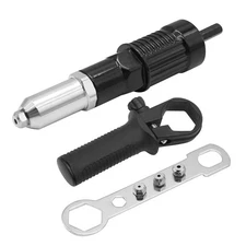 Vkinman Pop Rivet Gun Tool Rivet Drill Attachment Power Drill Tool Kit Cordle...