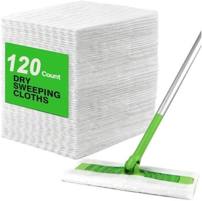120er Set Einweg Reinigungstücher kompatibel mit Swiffer Sweeper