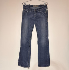 Big Star Sweet Boot Distressed Denim Blue Jeans Women Size 27 R