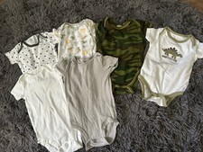 Lot Of 6 Boys One Piece 6-9 Months- Carters Etc.