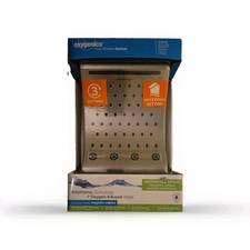 Oxygenics Evolution 5-setting Rain Shower Head Brushed Nickel 34588 1.8 Gpm