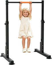 Safly Fun Gymnastics Bar for Kids 3-7 Years Old  Sturdy Steel Home Gym, Adjusta