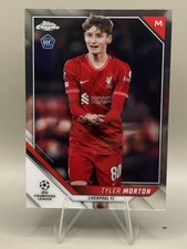 Tyler Morton Liverpool (now Lyon) 2021-22 Topps Chrome UCC England U21 RC
