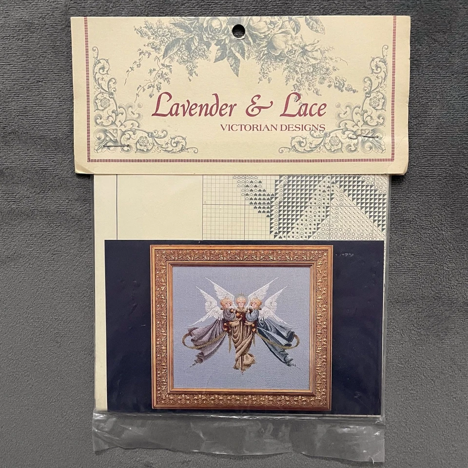 NOS Lavender & Lace Cross Stitch Pattern "Heavenly Gifts" L&L 17 (c 1992) - Image 3 of 4