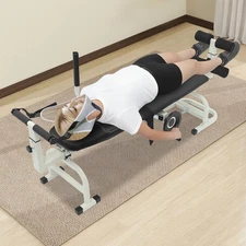 Professional Neck Back Traction Device 330LBS, Handwheel Control for Home Clinic