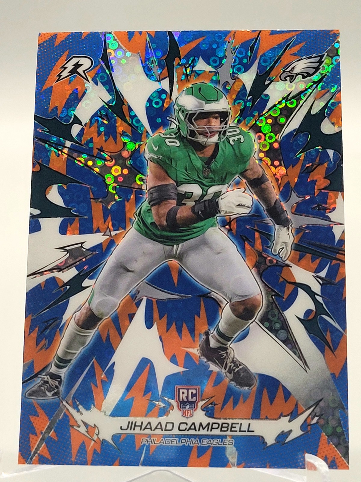 Jihaad Campbell 2025 Topps Resurgence #176 Blue/Orange Spark