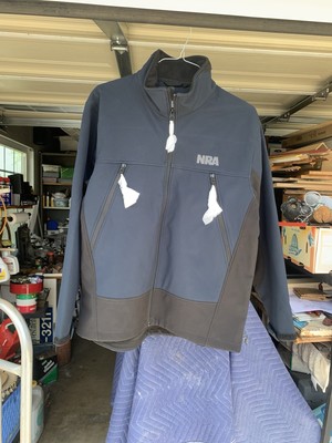 NEW NRA Men s Jacket zip down National Rifle Association New Old Stock Size M