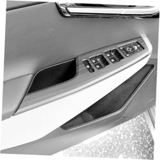 Window Switch Panel Trim Covers Compatible with Kia EV6 2022-2025 Wood Grain