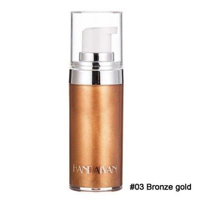 Smooth Shine Liquid Highlighter Cream Glitter Body Makeup Long Wear