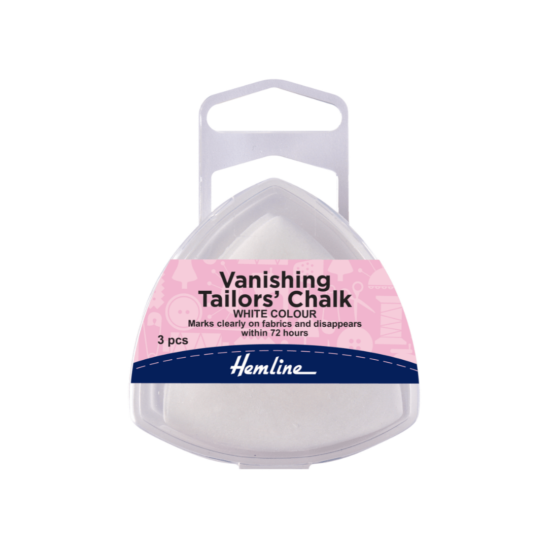 Hemline Vanishing Tailors Chalk: White: Pack of 3 - Image 2