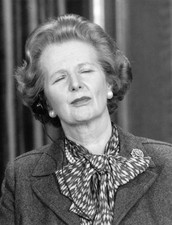 British Prime Minister Margaret Hilda Thatcher 1980s Historic Old Photo