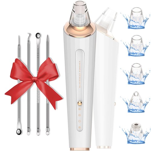 Blackhead Remover Pore Vacuum, Upgraded USB Rechargeable Facial Pore Cleaner ...